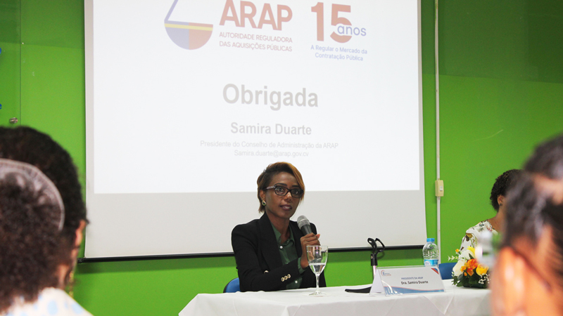 Reforma da contratação pública tema apresentado pela PCA da ARAP no evento de comemoração do aniversário do TC