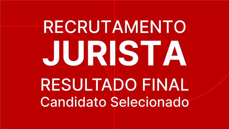 Jurista - Resultado Final: Candidato Selecionado