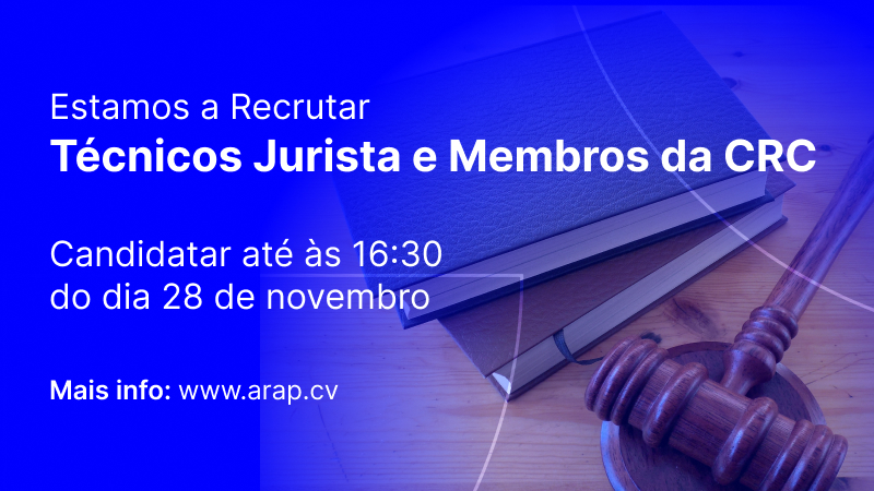 Recrutamento: Técnicos Jurista e Membros da CRC