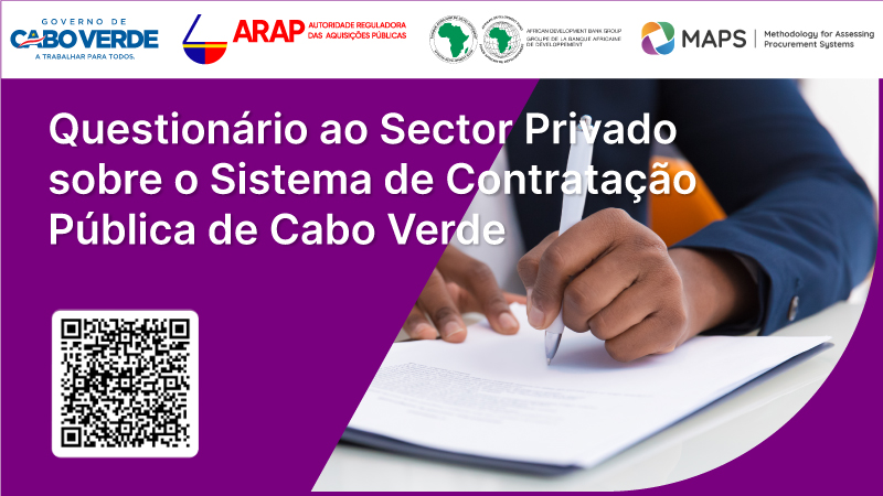 Questionário ao Sector Privado sobre o Sistema de Contratação Pública de Cabo Verde