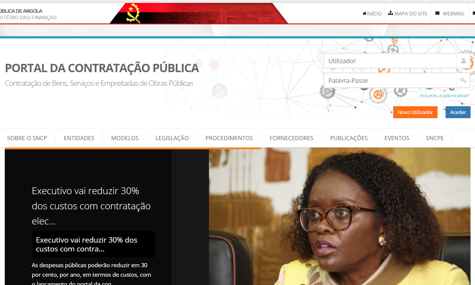 SNCP de Angola lança Sistema Electrónico de Contratação Pública