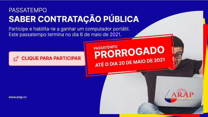 Passatempo "Saber Contratação Pública"